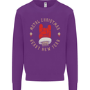 Metal Christmas Heavy Rock Music Guitar Mens Sweatshirt Jumper Purple