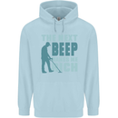Metal Detecting The Next Beep Funny Childrens Kids Hoodie Light Blue