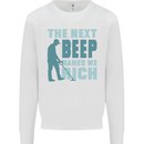 Metal Detecting The Next Beep Funny Kids Sweatshirt Jumper White