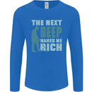 Metal Detecting The Next Beep Funny Mens Long Sleeve T-Shirt Royal Blue