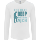 Metal Detecting The Next Beep Funny Mens Long Sleeve T-Shirt White