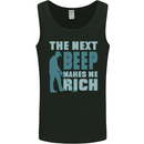 Metal Detecting The Next Beep Funny Mens Vest Tank Top Black
