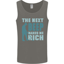 Metal Detecting The Next Beep Funny Mens Vest Tank Top Charcoal