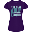 Metal Detecting The Next Beep Funny Womens Petite Cut T-Shirt Purple