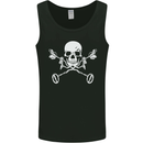Metal Detector Skull Detecting Mens Vest Tank Top Black
