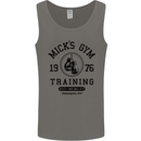 Mick's Gym Boxing Boxer Movie Mens Vest Tank Top Charcoal