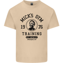 Micks Gym Training Boxing Boxer Box Mens Cotton T-Shirt Tee Top Sand