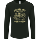 Military Base US American Army 4X4 Off Road Mens Long Sleeve T-Shirt Black