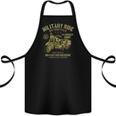 Military Motorcycle Army Motorbike Biker Cotton Apron 100% Organic Black