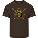 Mixed Martial Arts Fight Academy MMA Mens Cotton T-Shirt Tee Top Dark Chocolate