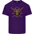 Mixed Martial Arts Fight Academy MMA Mens Cotton T-Shirt Tee Top Purple
