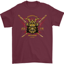 Mixed Martial Arts Fight Academy MMA Mens T-Shirt Cotton Gildan Maroon