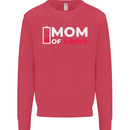 Mom of 2 Boys Funny Mother's Day Mens Sweatshirt Jumper Heliconia