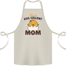 Mother's Day Easter Most Egg-cellent Mom Cotton Apron 100% Organic Natural