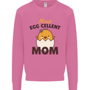 Mother's Day Easter Most Egg-cellent Mom Mens Sweatshirt Jumper Azalea