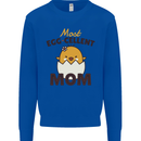 Mother's Day Easter Most Egg-cellent Mom Mens Sweatshirt Jumper Royal Blue