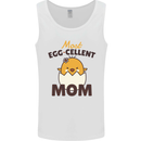 Mother's Day Easter Most Egg-cellent Mom Mens Vest Tank Top White