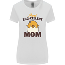 Mother's Day Easter Most Egg-cellent Mom Womens Wider Cut T-Shirt White