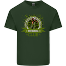 Motocross Club Dirt Bike MotoX Mens Cotton T-Shirt Tee Top Forest Green