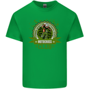 Motocross Club Dirt Bike MotoX Mens Cotton T-Shirt Tee Top Irish Green