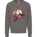 Motocross Merry X Games Dirt Bike Motorbike Mens Sweatshirt Jumper Charcoal