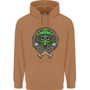Motocross Skull Dirt Bike MotoX Mens 80% Cotton Hoodie Caramel Latte