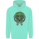 Motocross Skull Dirt Bike MotoX Mens 80% Cotton Hoodie Peppermint