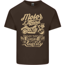 Motor Legend Biker Motorbike Motorcycle Mens Cotton T-Shirt Tee Top Dark Chocolate