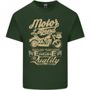 Motor Legend Biker Motorbike Motorcycle Mens Cotton T-Shirt Tee Top Forest Green