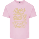 Motor Legend Biker Motorbike Motorcycle Mens Cotton T-Shirt Tee Top Light Pink