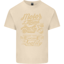 Motor Legend Biker Motorbike Motorcycle Mens Cotton T-Shirt Tee Top Natural