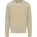 Motor Legend Biker Motorbike Motorcycle Mens Sweatshirt Jumper Sand