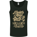 Motor Legend Biker Motorbike Motorcycle Mens Vest Tank Top Black