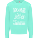 Motorbike Grandads Bingo Biker Motorcycle Mens Sweatshirt Jumper Peppermint