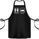 Motorbike Problem Solved Biker Motorcycle Cotton Apron 100% Organic Black