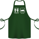 Motorbike Problem Solved Biker Motorcycle Cotton Apron 100% Organic Forest Green