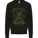 Motorcycles Speedlands Motorbike Biker Mens Sweatshirt Jumper Black
