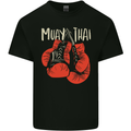 Muay Thai Boxing Gloves MMA Kids T-Shirt Childrens Black