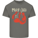 Muay Thai Boxing Gloves MMA Kids T-Shirt Childrens Charcoal