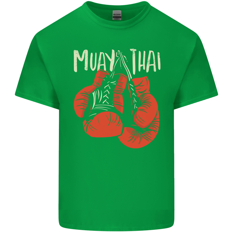 Muay Thai Boxing Gloves MMA Kids T-Shirt Childrens Irish Green