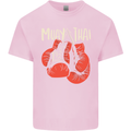 Muay Thai Boxing Gloves MMA Kids T-Shirt Childrens Light Pink