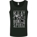 Muay Thai Boxing Spirit MMA Kick Boxing Mens Vest Tank Top Black