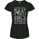 Muay Thai Boxing Spirit MMA Kick Boxing Womens Petite Cut T-Shirt Black