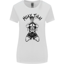 Muay Thai Fighter Mixed Martial Arts MMA Womens Wider Cut T-Shirt White