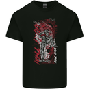 Muay Thai Fighter Warrior MMA Martial Arts Mens Cotton T-Shirt Tee Top Black