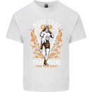 Muay Thai Fighter Warrior MMA Martial Arts Mens Cotton T-Shirt Tee Top White