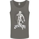 Muay Thai Skeleton MMA Mixed Martial Arts Mens Vest Tank Top Charcoal