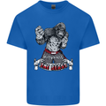 Muay Thai The Beast MMA Mixed Martial Arts Kids T-Shirt Childrens Royal Blue