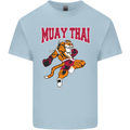 Muay Thai Tiger MMA Mixed Martial Arts Kids T-Shirt Childrens Light Blue
