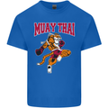 Muay Thai Tiger MMA Mixed Martial Arts Kids T-Shirt Childrens Royal Blue